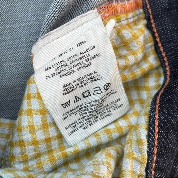 Anthropologie Pilcro & the Letterpress Stet Mid-rise Jeans Dark Rinse Size 25 - Picture 9 of 12